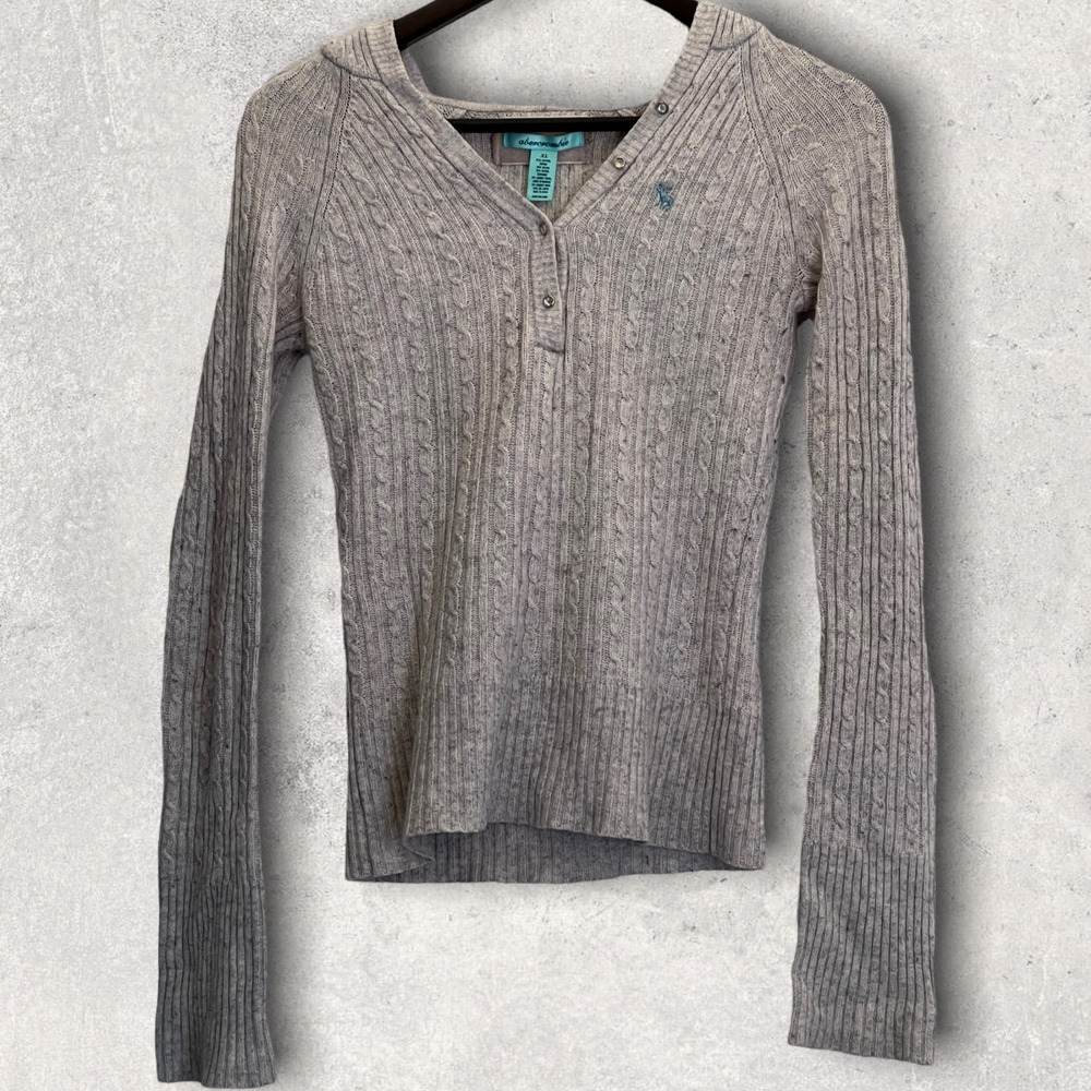Abercrombie Girls Grey Sweater Size XL